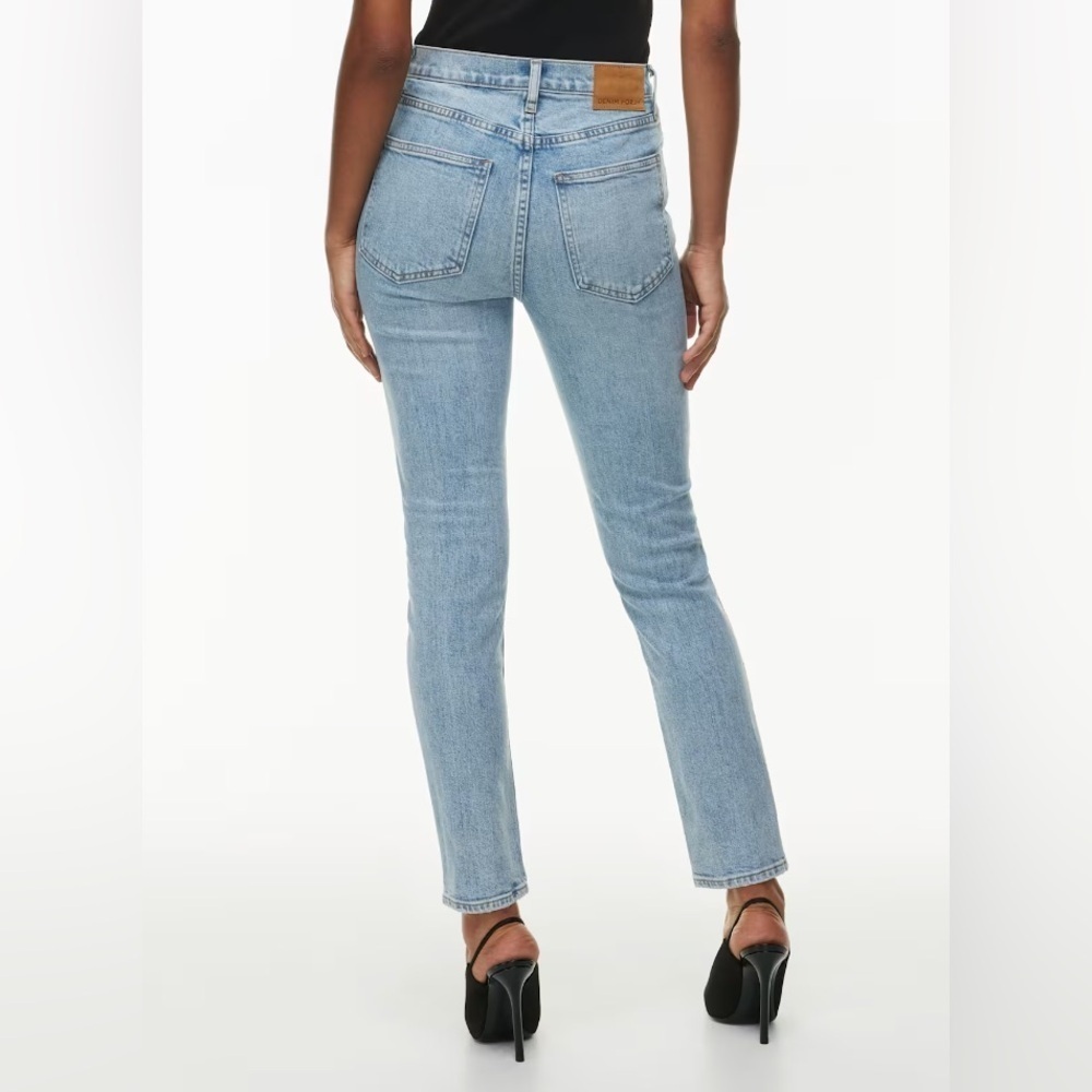 DENIM FORUM The Yoko HIgh Rise Slim Size 26 - Picture 3 of 10